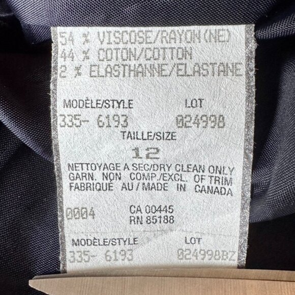 Vintage Louben  Black Blazer - Picture 10 of 13